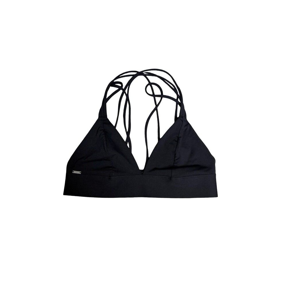 Victoria’s Secret PINK Criss Cross Straps Black Bralette Small